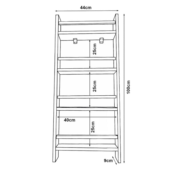 Półka ścienna Miehikkälä [en.casa]