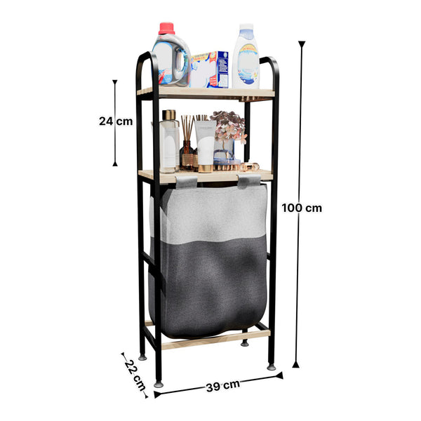 Wieszak na pranie Pello 100x39x22 cm [en.casa]