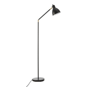 Lampa podłogowa Stockport 139cm czarny/złoty [lux.pro]