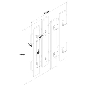 Wieszak ścienny Raseborg [en.casa]