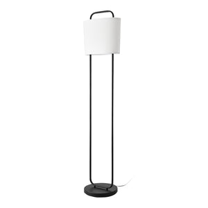 Lampa podłogowa Meløy czarny/biały [lux.pro]