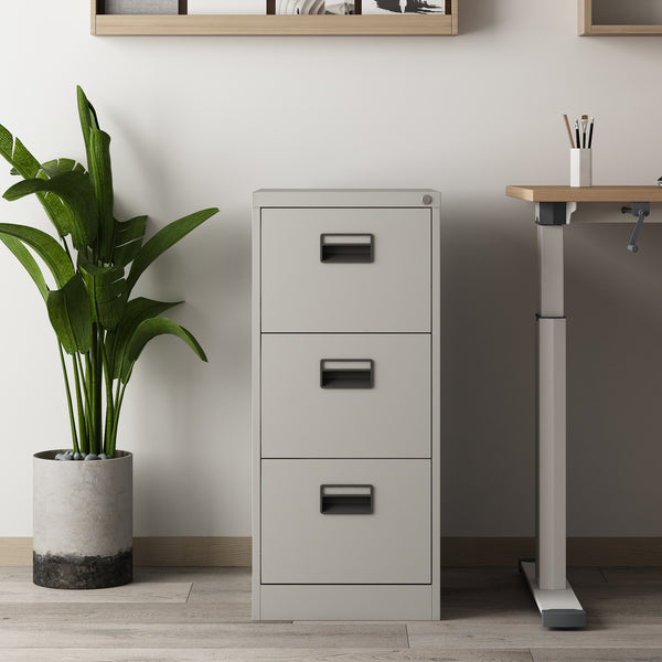 Rääkkylä szafka z szufladami 103x45x62cm stal [en.casa]