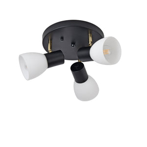 Lampa sufitowa Abbey czarny / biały [lux.pro]