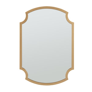 Lustro ścienne Aura 80x55 cm w kolorze złotym [en.casa]