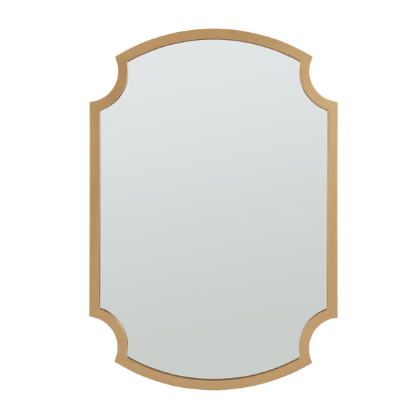 Lustro ścienne Aura 80x55 cm w kolorze złotym [en.casa]