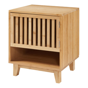 Stolik nocny Ypäjä 50x42x39cm bambus [en.casa]