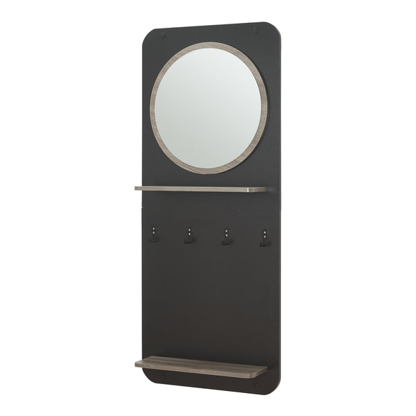 Panel do szafy Helsinge z lustrem 140x60x16 cm [en.casa]