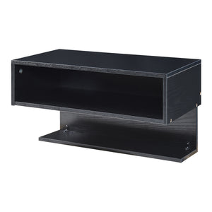 Gauldal półka ścienna 57x30x32 cm czarna [en.casa]