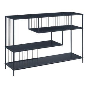 Stół konsolowy Oxelösund 120x33x80 cm czarny [en.casa]