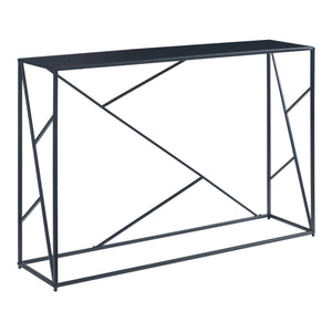 Stół konsolowy Rättvik 120x30x80 cm czarny [en.casa]