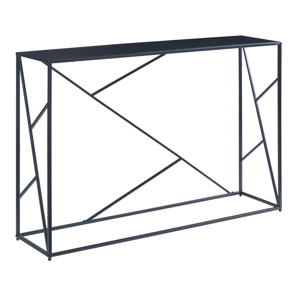 Stół konsolowy Rättvik 120x30x80 cm czarny [en.casa]