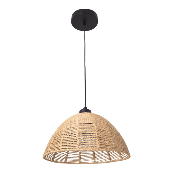 Lampa wisząca Romsey metal+rattan [lux.pro]