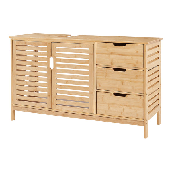 Szafka podumywalkowa Boksereys 60x100x35 cm z naturalnego bambusa [en.casa]