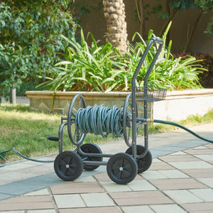 Gelibolu wózek na wąż 3/4 cala maks. 65 m szary [pro.tec]