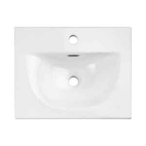 Skelbolu umywalka 50x57x39 cm lustro LED wygląd dąb [en.casa]