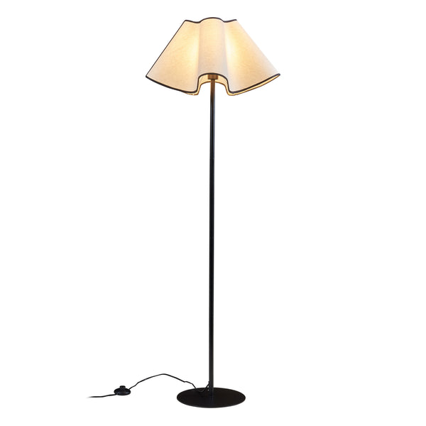 Lampa podłogowa Ashton 153cm czarny/biały [lux.pro]