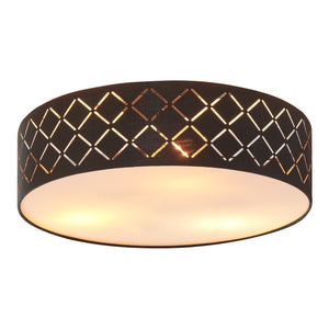 Lampa sufitowa wnękowa czarna/biała [lux.pro]