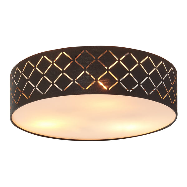 Lampa sufitowa wnękowa czarna/biała [lux.pro]