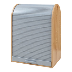 Szafa na rolety Kavlinge 80x60x40 cm bambus/szary [en.casa]