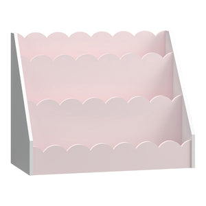 Półka dziecięca Vestnes 48x61x30 cm Cotton Candy/Biała [en.casa]