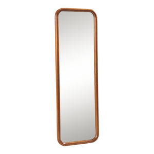 Lustro ścienne Ristijarvi 120x40 cm brązowe [en.casa]
