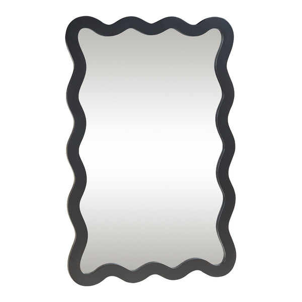 Lustro ścienne Koster 90x60 cm czarne [en.casa]