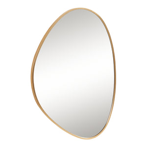 Lustro ścienne Lardkapihond 75x53 cm w kolorze złotym [en.casa]