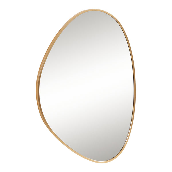 Lustro ścienne Lardkapihond 75x53 cm w kolorze złotym [en.casa]