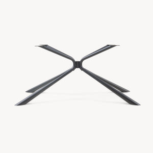 Stalowa rama stołu Havosanlurg 160x70x72 cm czarna [en.casa]