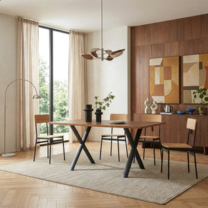 Stelaż stołu Klixjö zestaw 2 szt. stal 72x70x10 cm czarny [en.casa]