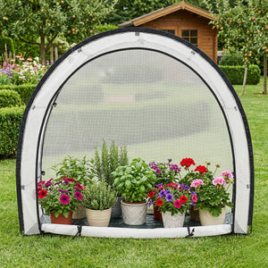 Szklarnia foliowa na pomidory Larshasas 180x80x170 cm Przezroczysta [en.casa]