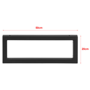 Zestaw 2 ramek w kolorze czarnym, różne rozmiary rozmiary en.casa