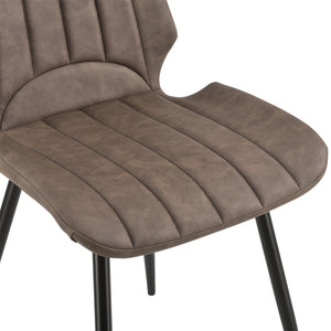 Zestaw 2 krzeseł do stołu Mendoza w różnych kolorach i wzorach en.casa