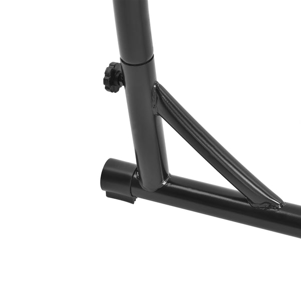 Fotel wiszący z ramą czarny uniwersalny casa.pro