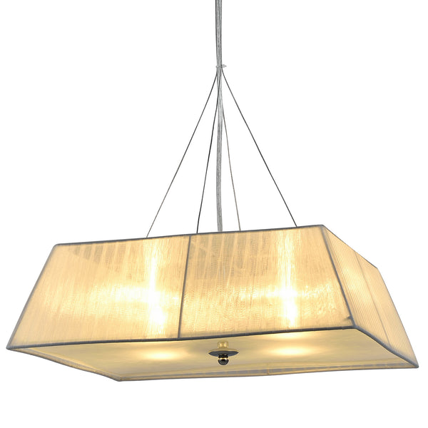 [lux.pro]® Lampa wisząca sufitowa - biała (4 x E14)
