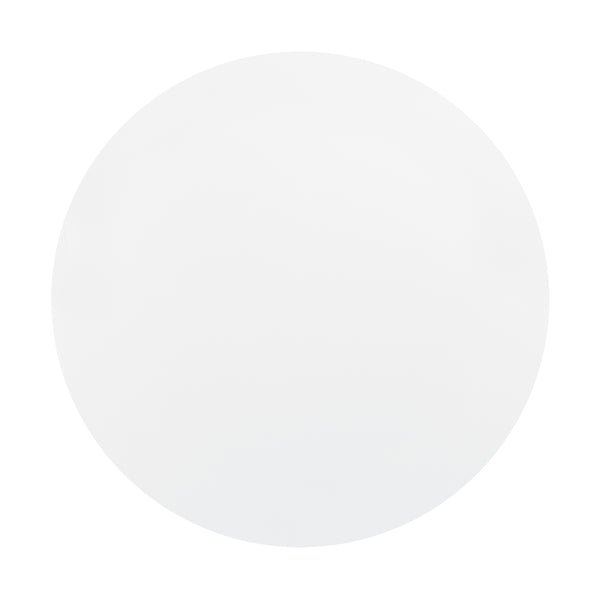 Stół jadalniany Camille Ø80 cm retro design biały en.casa