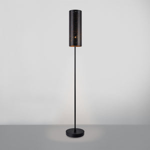 [lux.pro]® Lampa stojąca metalowa czarna Perth