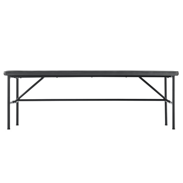 Ławka tapicerowana 130x40x45 cm tkanina szara en.casa