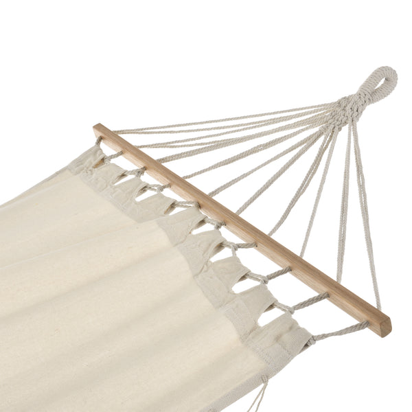 Hamak Corinto 200x80 cm Max. 150 kg do użytku wewnątrz i na zewnątrz Cream casa.pro