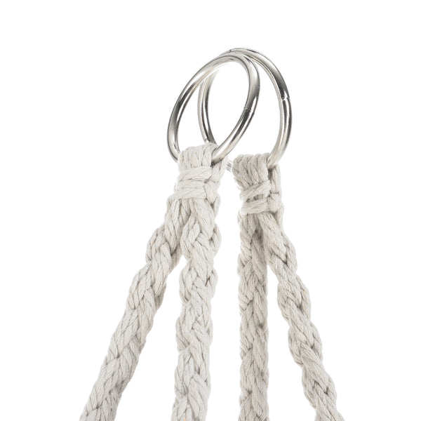 Fotel wiszący Tampico max. 100 kg do użytku wewnątrz i na zewnątrz kremowy casa.pro