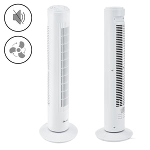 Wentylator stojący z 3 stopniami oscylujący 50W in.tec