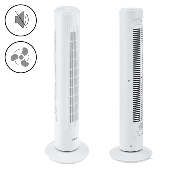 Wentylator stojący z 3 stopniami oscylujący 50W in.tec