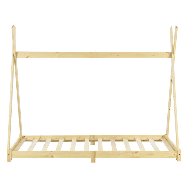 Łóżeczko dziecięce Höri 90x200 cm z materacem z pianki zimnej, różne kolory en.casa