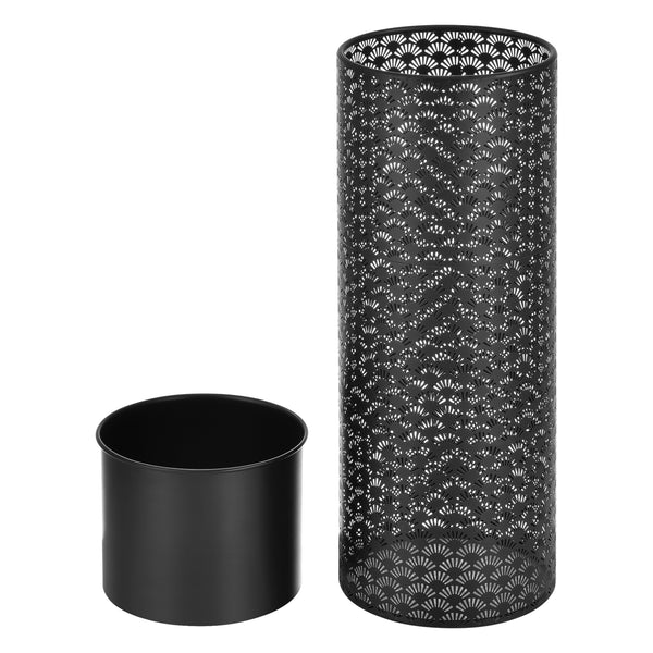 Stojak na kwiaty Virton zestaw 2 szt. czarny en.casa