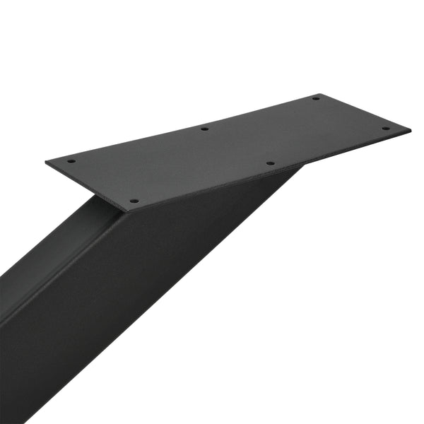 Rama stołu Oberau 150x78x71 cm czarna [en.casa]