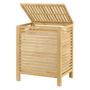 Bambusowy kosz na pranie Skövde [en.casa]