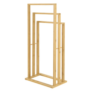 Uchwyt na ręczniki z bambusa Rana 40x24x82 cm [en.casa]