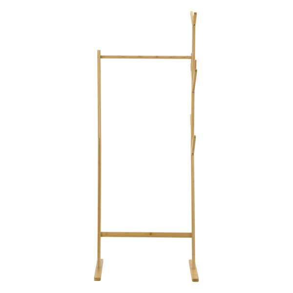 Bambusowy stojak na płaszcze Nordreisa 65x40x170cm [en.casa]