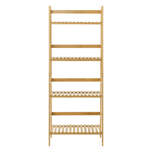 Bambusowa półka drabinkowa Vinje 48x32x123cm [en.casa]