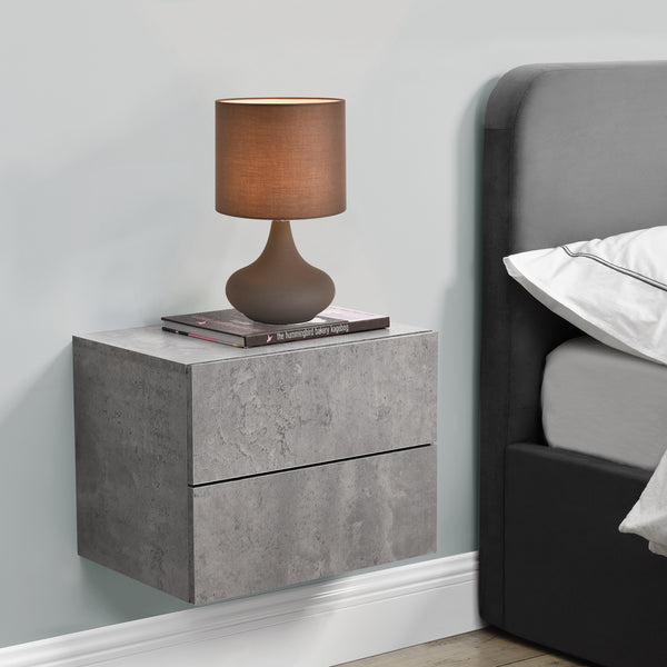 Lampa stołowa Pilgrimstad 1xE27 szary antracyt [lux.pro]